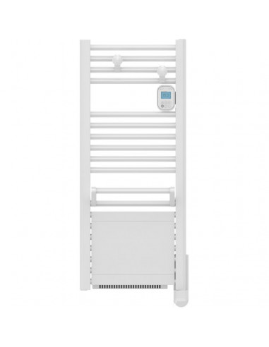 EZYBAIN boost Radiateur sèche serviettes 300 +1000 W largeur 400 blanc INTUIS M172214