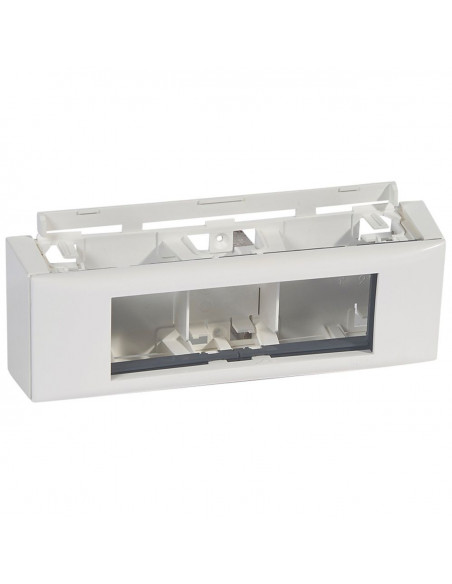 Cadre Mosaic 6 modules pour toutes moulures DLPlus blanc LEGRAND 031614