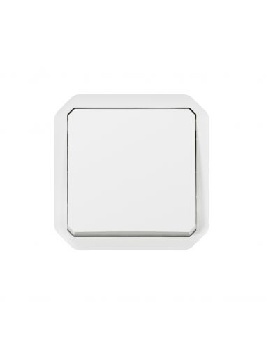 Interrupteur ou va-et-vient 10AX 250V Plexo composable blanc LEGRAND 069611L