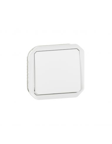 Interrupteur ou va-et-vient 10AX 250V Plexo composable blanc LEGRAND 069611L