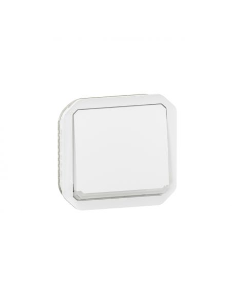 Interrupteur ou va-et-vient lumineux 10AX 250V Plexo composable blanc LEGRAND 069613L