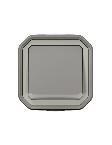 Interrupteur ou va-et-vient témoin 10AX 250V Plexo complet saillie gris LEGRAND 069712L