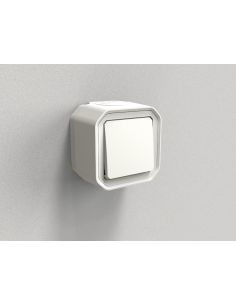 Interrupteur ou va-et-vient 10AX 250V Plexo complet saillie blanc LEGRAND 069751L 2