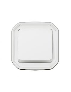 Poussoir NO lumineux Plexo complet saillie blanc LEGRAND 069762L 2
