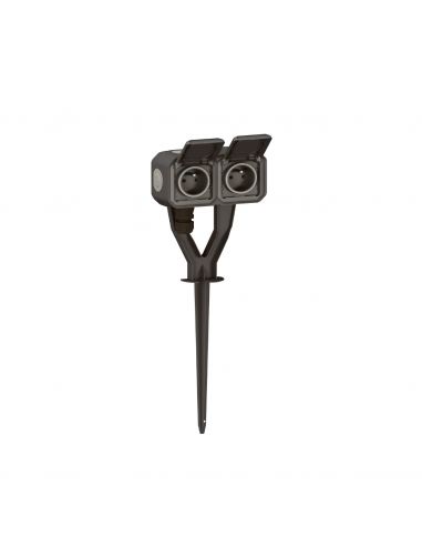 Piquet de jardin Plexo avec 2 prises précâblées anthracite LEGRAND 069749L