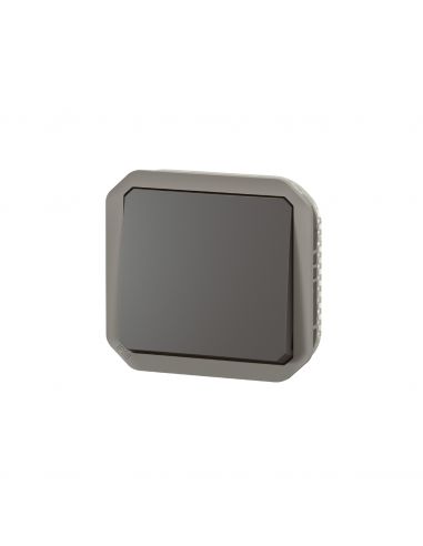 Interrupteur ou va-et-vient 10AX 250V Plexo composable anthracite LEGRAND 069801L