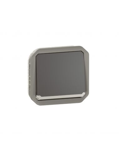 Poussoir NO-NF lumineux Plexo composable anthracite LEGRAND 069816L