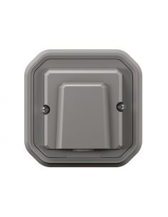 Sortie de câble 16A Plexo complet encastré gris LEGRAND 069848L 2