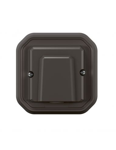Sortie de câble 16A Plexo complet encastré anthracite LEGRAND 069878L