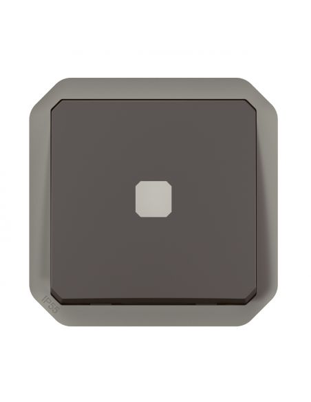 Interrupteur temporisé lumineux Plexo composable anthracite LEGRAND 069804L