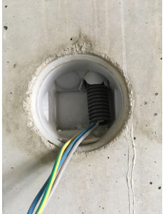 Boite de banche pour mur béton banché Maxibanche ONE pour gaine ICT D.25mm CAPRI CAP759915 2