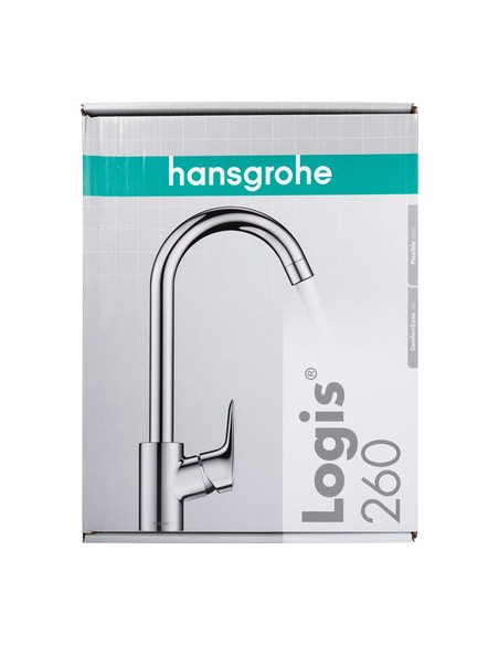 Mitigeur évier cuisine Logis M31 1 jet HANSGROHE 71835000