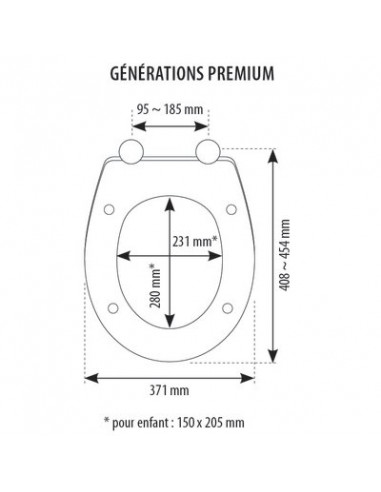 ABATTANT GENERATION PREMIUM SIAMP 95822310