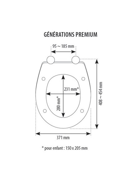 ABATTANT GENERATION PREMIUM SIAMP 95822310