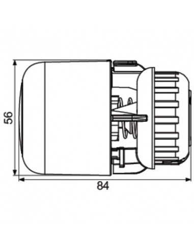 TETE AERO RA DANFOSS 015G4590