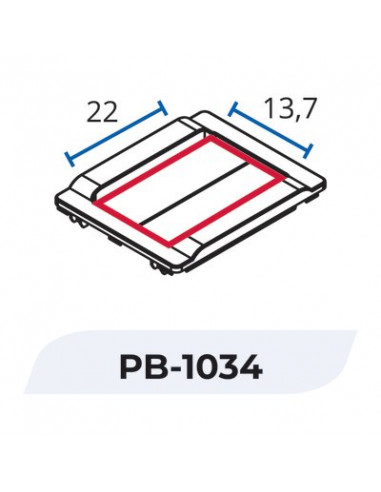 OUVERTURE À CLAPETS PR PB-1030 PROBBAX PB-1034-GRY