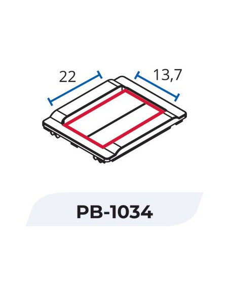 OUVERTURE À CLAPETS PR PB-1030 PROBBAX PB-1034-GRY