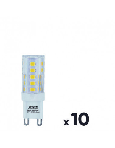 10 AMPOULES LED G9 4000K 350LM DHOME