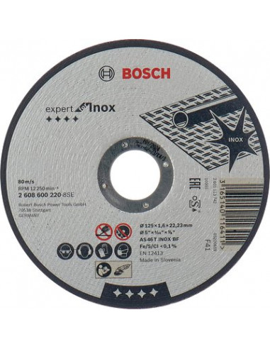DISQUE A TRONCONNER 125X1.6 BOSCH 2608600220