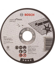 DISQUE 125 X 2,0 INOX PLAT BOSCH 2608600094