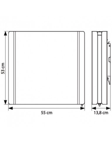 RADIATEUR VARMA INERTIE SECHE 1000W VARMA NCO10