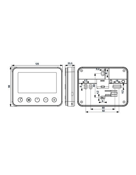 THERMOSTAT DIG RF HINNOYA VARMA WT-20 + R07