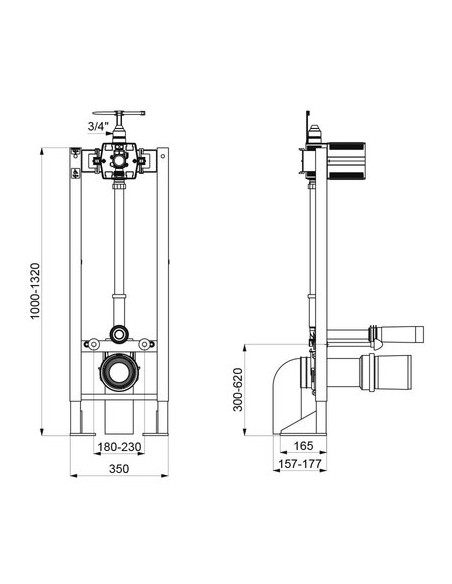 BATISUP WC CHAS DIR TEMPOFIX 3 DELABIE 564005