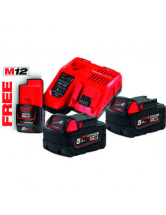 PACK NRJ 18V 5AH RED LI M18 MILWAUKEE 4933459217