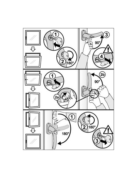 POIGNEE OB ATLANTA TBT4 35MM BLANC HOPPE ET CIE 2726260