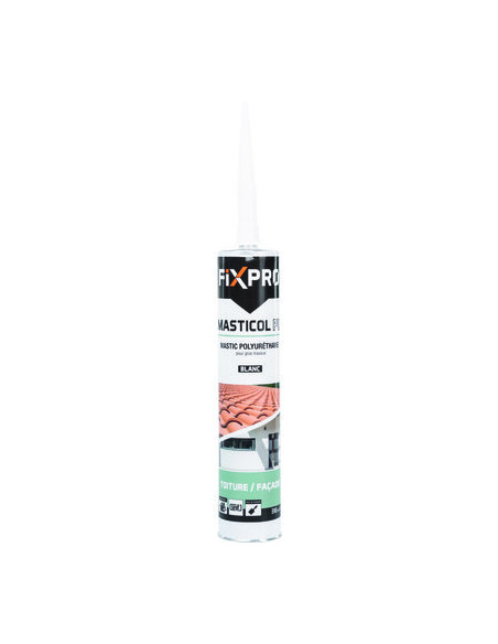 CARTOUCHE MASTICOL PU BLAN /12 FIXPRO
