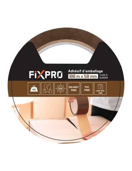 RUB HAVANE ACRYLIQUE 100MX50MM FIXPRO TPJD (28 MICRONS)