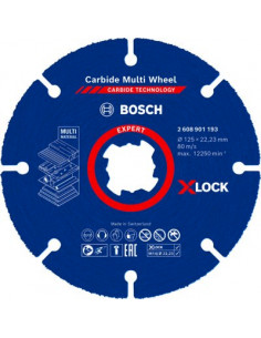 DISQUE TRONÇONNER X-LOCK 125MM BOSCH 2608901193