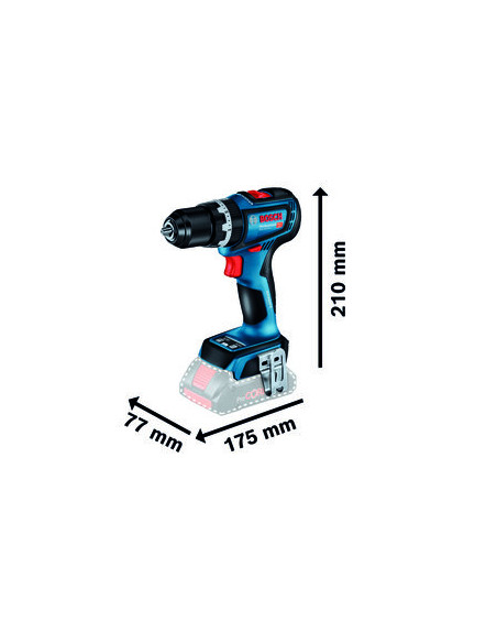 PERCEUSE VISSEUS GSB 18V-90C L BOSCH 06019K6102