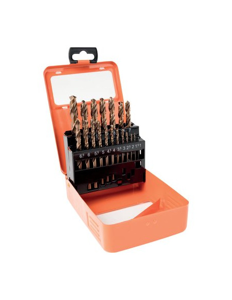 COFFRETS FORET HSS CO 19PCS SCID 0301010