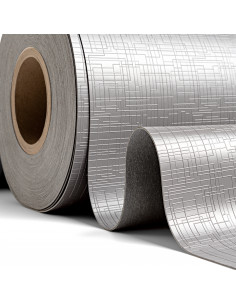 Tapis antidérapant pour tiroirs Effet Net Plastique gris Plastique EMUCA 8911521