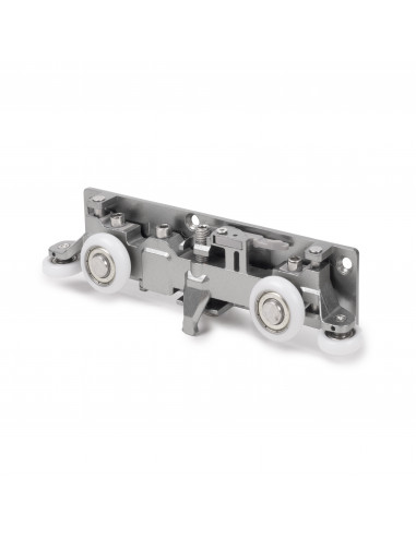 Kit de quincaillerie pour porte coulissante en bois Wall à fermeture souple Acier et Aluminium et Plastique EMUCA 6119420