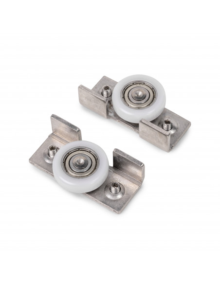 Kit de quincaillerie pour porte coulissante en bois Wall à fermeture souple Acier et Aluminium et Plastique EMUCA 6119420