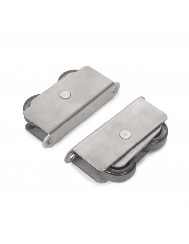 Kit de quincaillerie pour porte coulissante en bois Wall à fermeture souple Acier et Aluminium et Plastique EMUCA 6119420