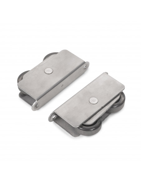 Kit de quincaillerie pour porte coulissante en bois Wall à fermeture souple Acier et Aluminium et Plastique EMUCA 6119420