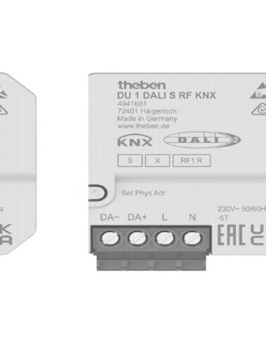 ACTIONNEUR ENCASTRÉ 1 VOIE DALI, KNX RF, DATA SECURE, CERTIFIÉ DALI-2 THEBEN 4941681