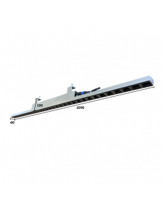 ABSOLUE UGR 50° 1500 64W 4000K IP65 ASLED ABS15UGR50IP