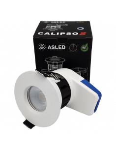 CALIPSO Spot 7W IP65 encastrable CTC 2700/3000/4000K Livré avec 1 collerette  ASLED CAL7S