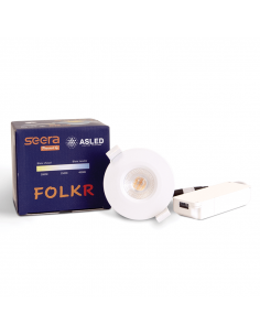 FOLK R fixe SEERA ZIGBEE 7W blanc ASLED FOL6WRSEEZIG