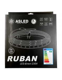 Kit Strip 230V direct 5 M 3000K ASLED SK230VBC