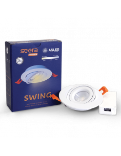 SPOT SWING BLANC 5W A 8W SEERA ZIGBEE 3000-4000K ASLED SWI7WSEEZIG