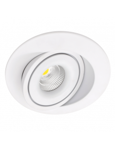 SPOT SWING BLANC 5W A 8W ZIGBEE 2700-4000K ENCASTRE ET ORIENTABLE ASLED SWI7WZIG