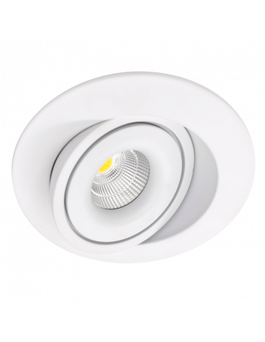 SPOT SWING BLANC 5W A 8W ZIGBEE 2700-4000K ENCASTRE ET ORIENTABLE ASLED SWI7WZIG
