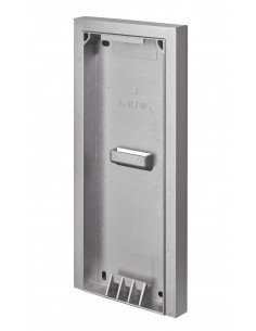 Cadre saillie sans visière pour heactr finition argent HECSACTR AIPHONE 150052