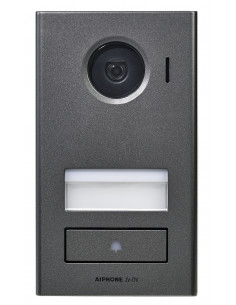 Platine vidéo aluminium injecté saillie pour gamme jv - 2 fils intégral JVDV AIPHONE 130442
