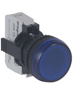 Voyant lumineux Osmoz complet IP69 bleu 12V à 24V alternatif ou continu LEGRAND 023773